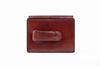 BOSCA 1911 FRONT POCKET I.D. WALLET IN DARK BROWN OLD LEATHER