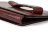 BOSCA 1911 FRONT POCKET I.D. WALLET IN DARK BROWN OLD LEATHER