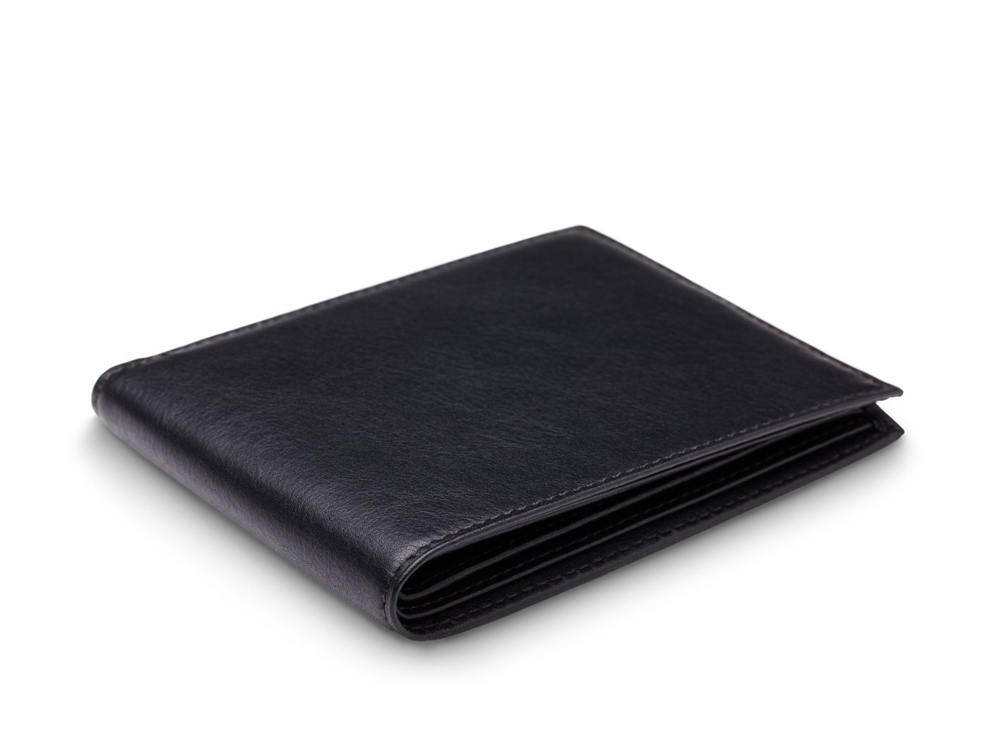 BOSCA 1911 EXECUTIVE I.D. WALLET - BLACK DOLCE LEATHER