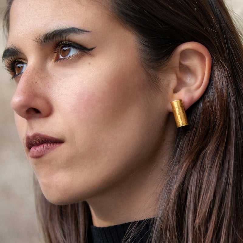 SAEYRI BAMBOO STUD EARRINGS