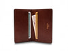 BOSCA 1911 CALLING CARD CASE WALLET IN DARK BROWN DOLCE LEATHER