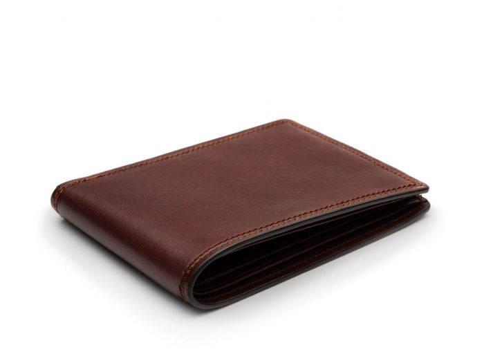 BOSCA 1911 EXECUTIVE I.D. WALLET - DARK BROWN DOLCE LEATHER