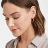 JULIE VOS FLEUR-DE-LIS 2-IN-1 EARRING
