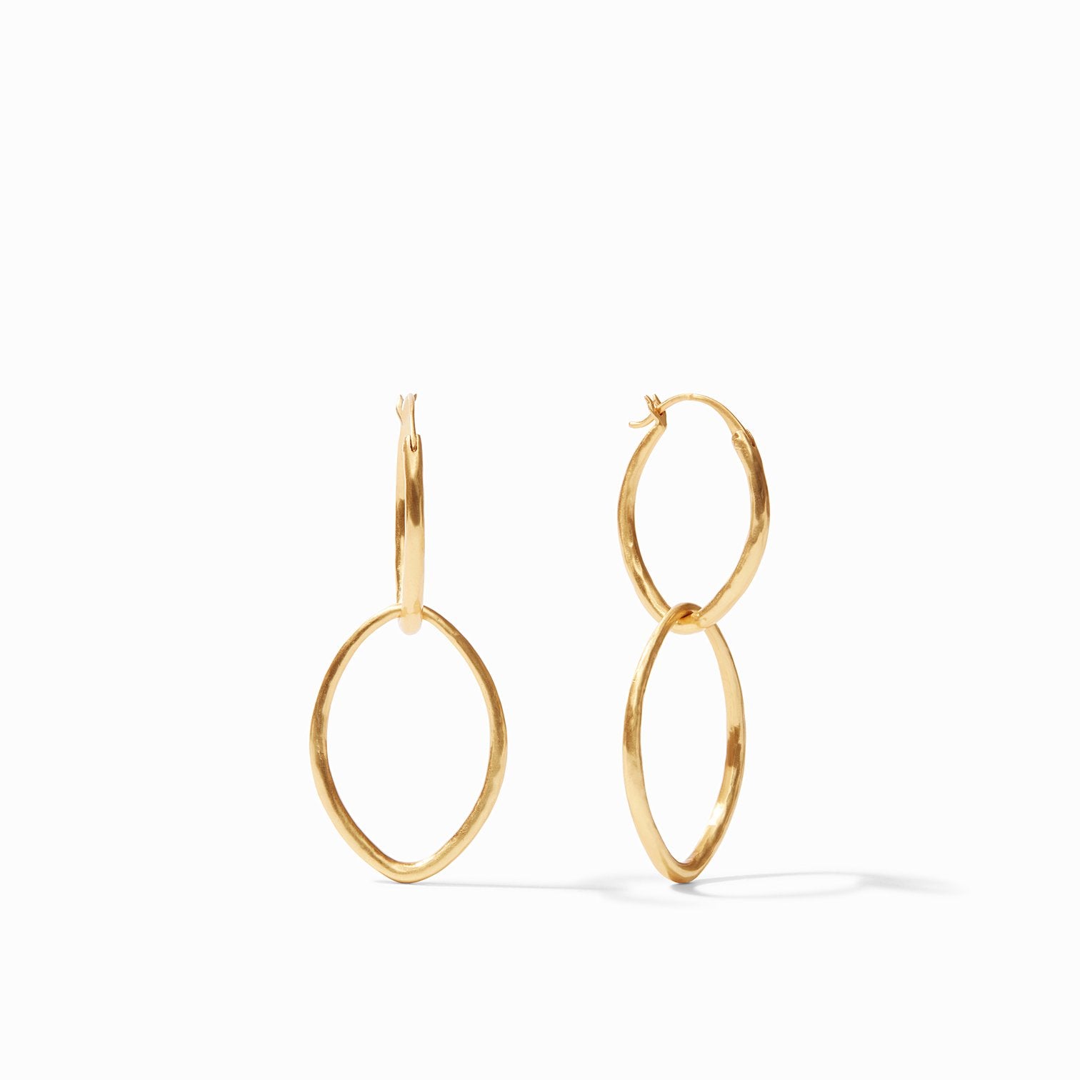 JULIE VOS FLEUR-DE-LIS 2-IN-1 EARRING