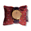 BUTTON DOWN HERMES CEDAR WATCH PILLOW - RED EQUESTRIAN