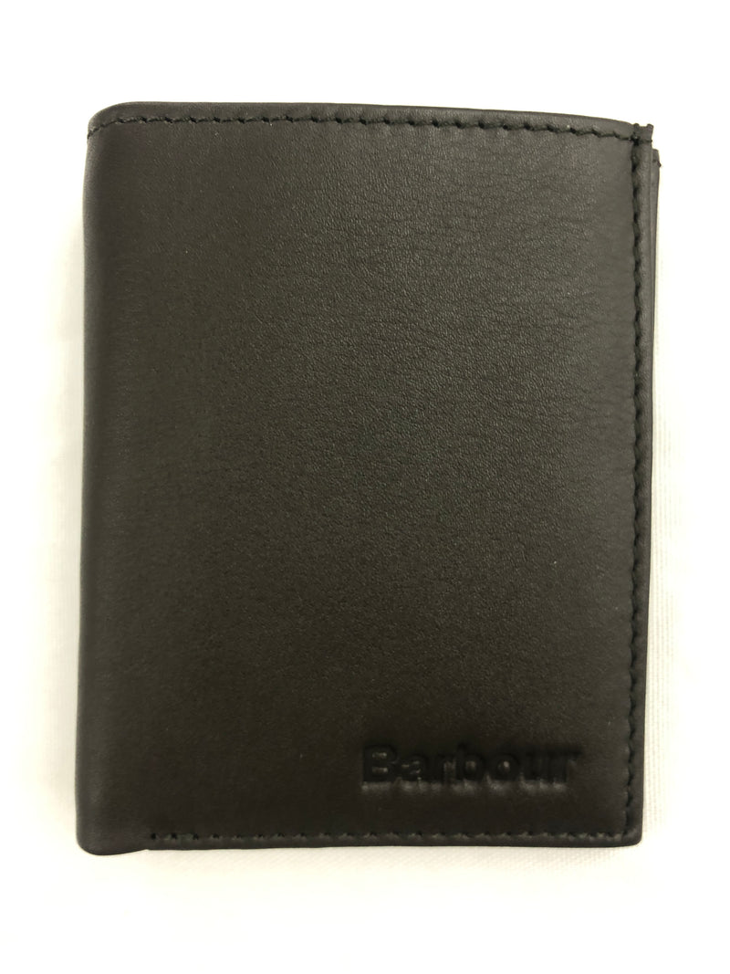 BARBOUR COLWELL LEATHER SMALL BILLFOLD WALLET