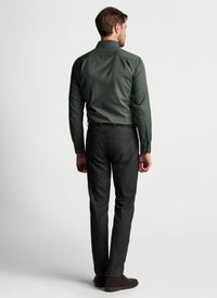 PETER MILLAR 5 POCKET FLANNEL PANT - CHARCOAL
