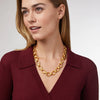 JULIE VOS PALERMO DEMI LINK NECKLACE