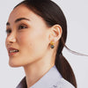 JULIE VOS PALLADIO EARRING - IRIDESCENT CHARCOAL BLUE