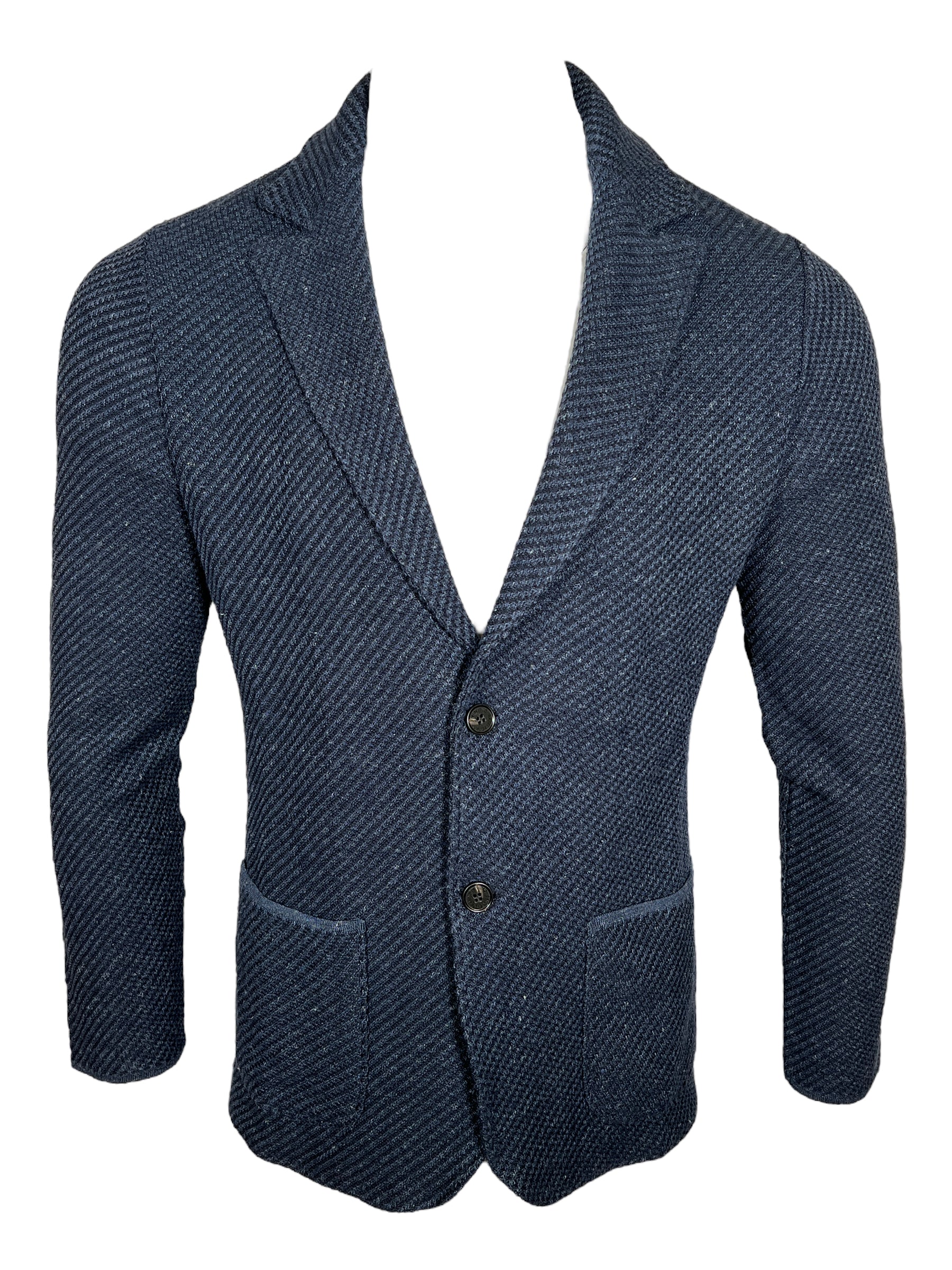 MAURIZIO BALDASSARI SWEATER JACKET - NAVY – Button Down SF