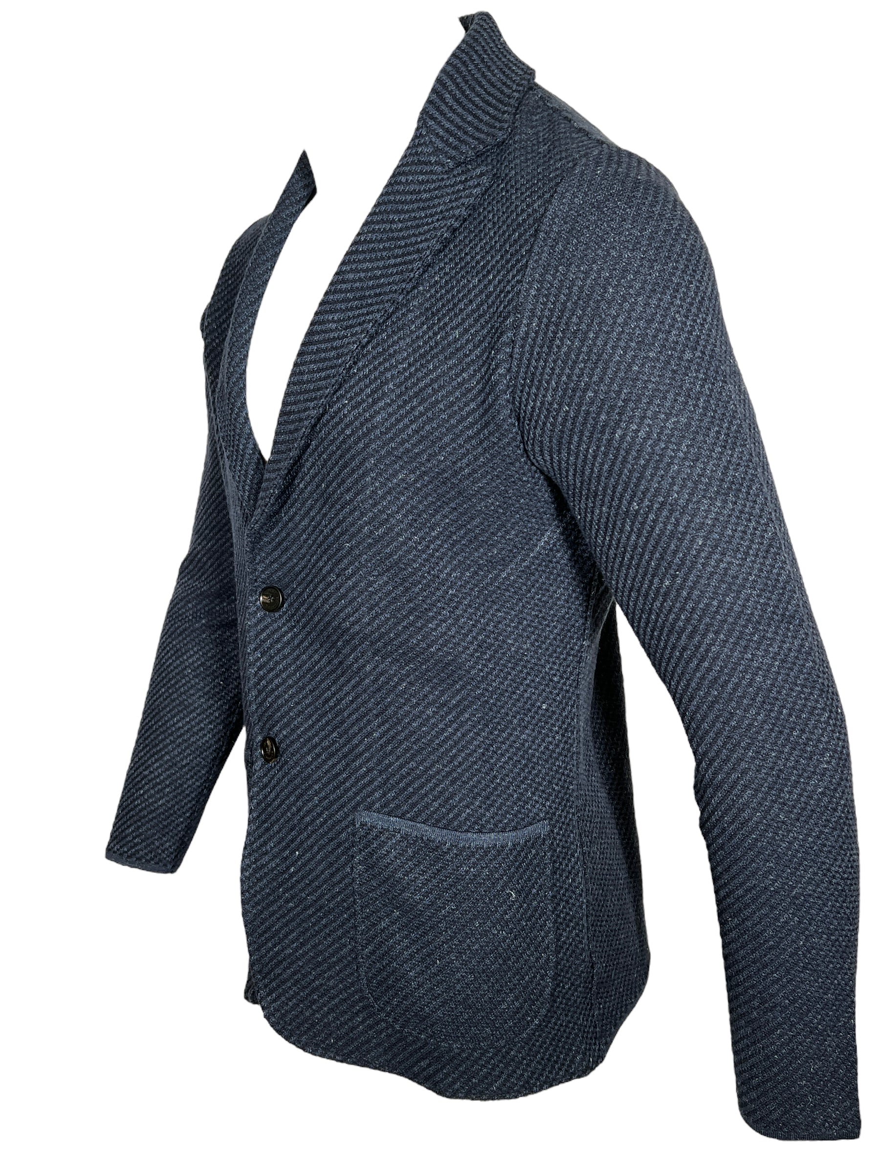 MAURIZIO BALDASSARI SWEATER JACKET - NAVY – Button Down SF