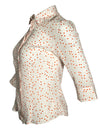 AMINA RUBINACCI DOTS BLOUSE - ORANGE