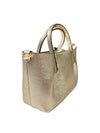 CUOIERIA FIORENTINA CANDY MINI TOTE - METALLIC GOLD