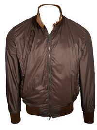 RAVAZZOLO REVERSIBLE LEATHER JACKET - BROWN