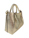 CUOIERIA FIORENTINA CANDY SMALL TOTE - METALLIC GOLD