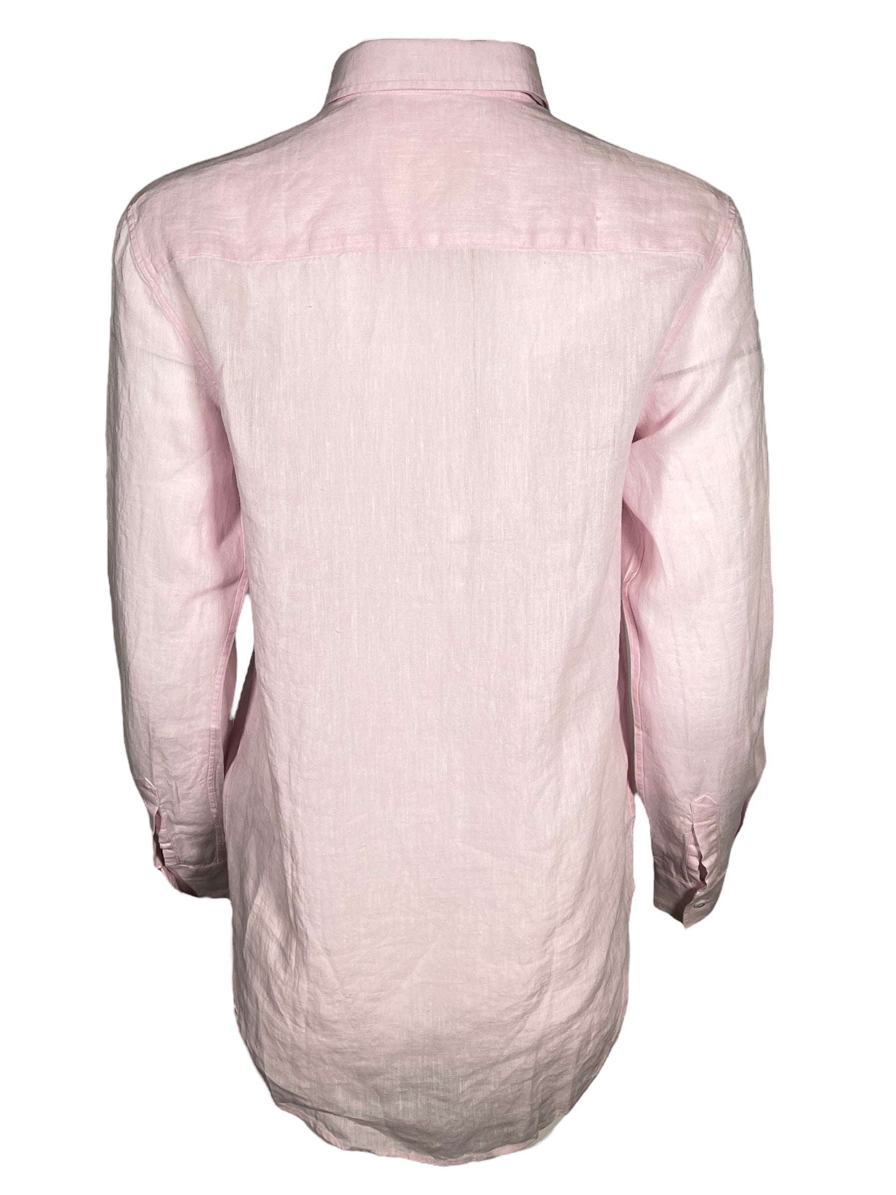 XACUS LINEN BLOUSE - PINK