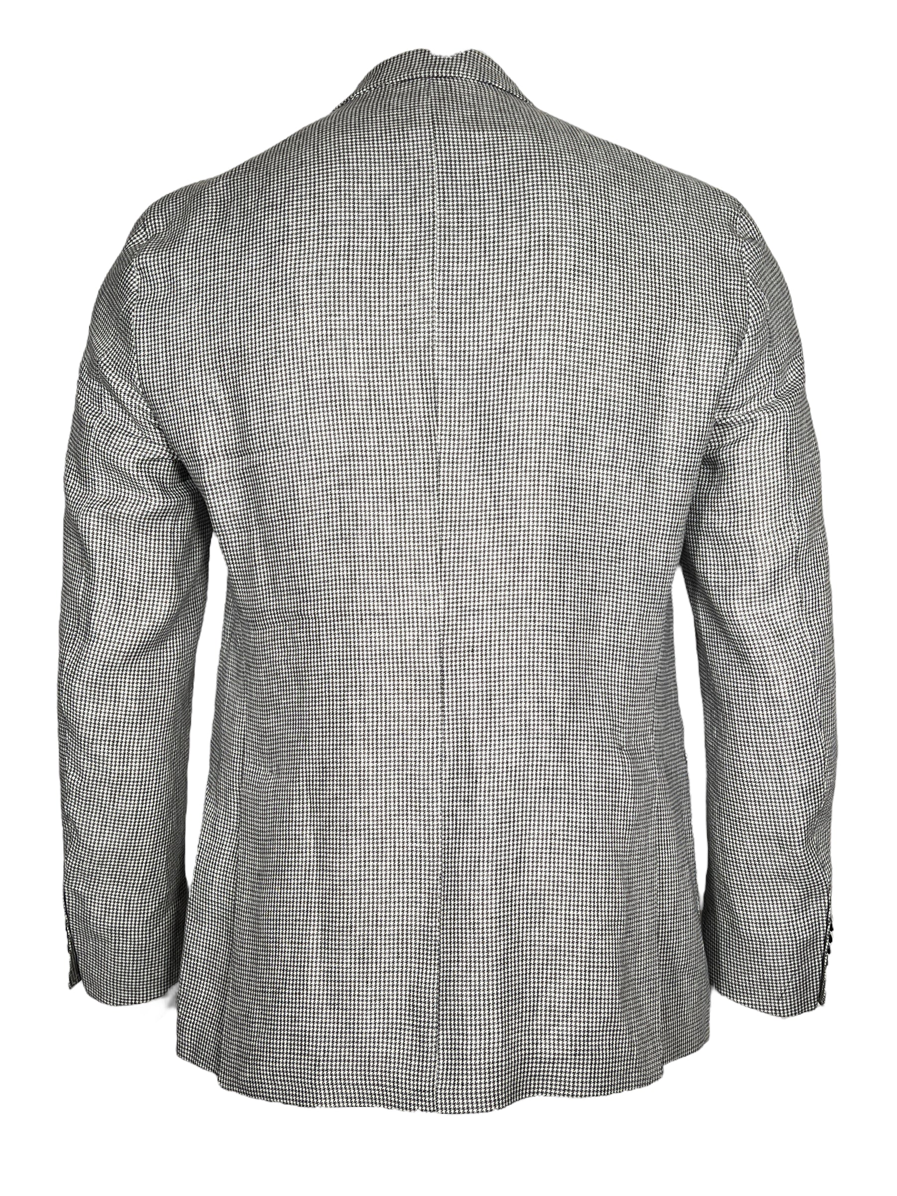 L.B.M. 1911 MINI HOUNDSTOOTH SPORT COAT - GREY