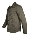 BUTTON DOWN QUILT JACKET - OLIVE