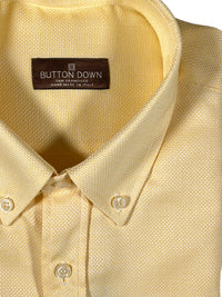BUTTON DOWN SPORT SHIRT - YELLOW OXFORD