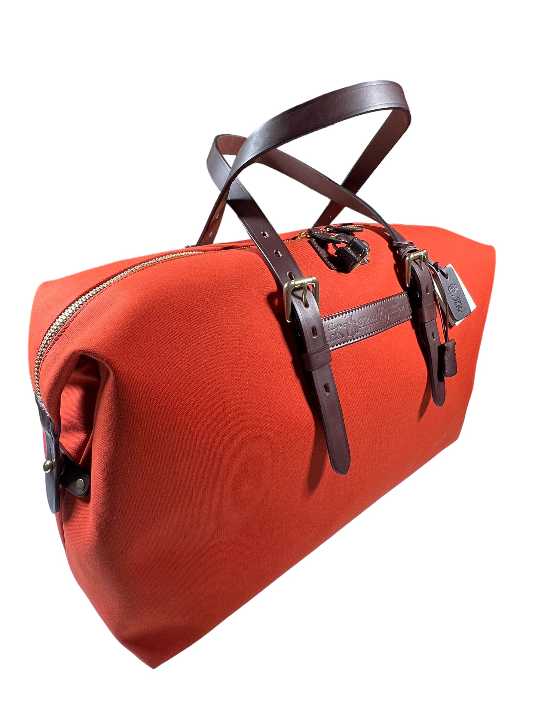 FELISI CANVAS WEEKENDER BAG - BURNT ORANGE