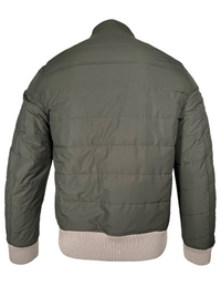 LUCIANO BARBERA QUILTED JACKET - LODEN