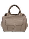 VISONA MATILDE HANDLE BAG - WENGE