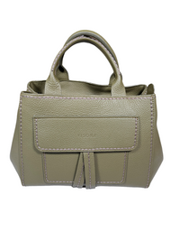 VISONA MATILDE HANDLE BAG - KAKI