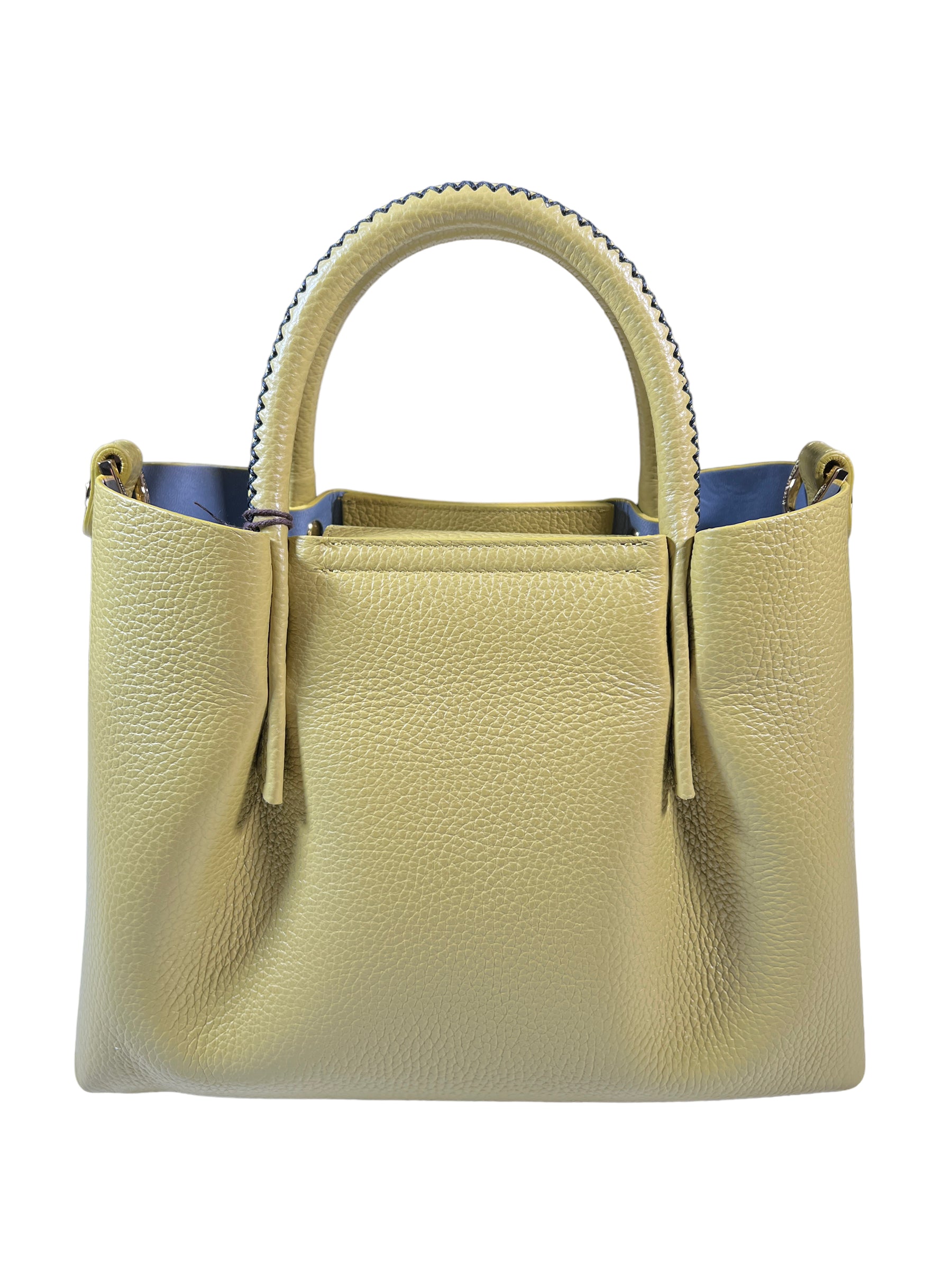 CUOIERIA FIORENTINA CANDY SMALL TOTE LIME Button Down SF