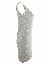 AMINA RUBINACCI FINISH SLEEVELESS DRESS - GREY