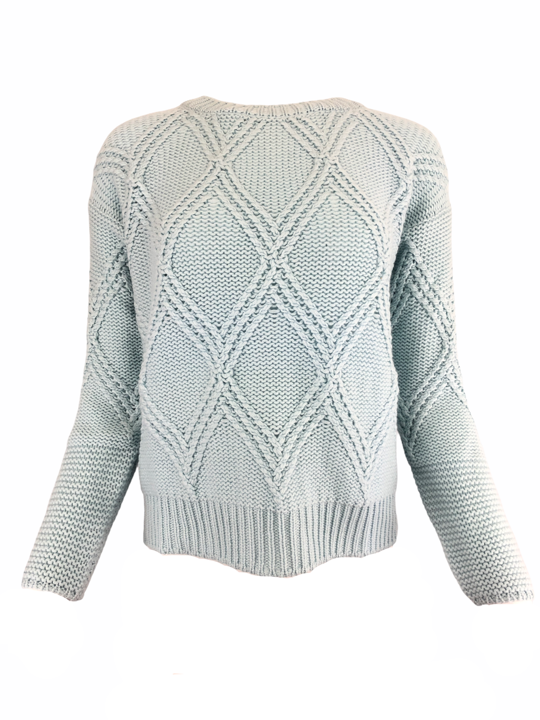 Ice blue cashmere sales sweater
