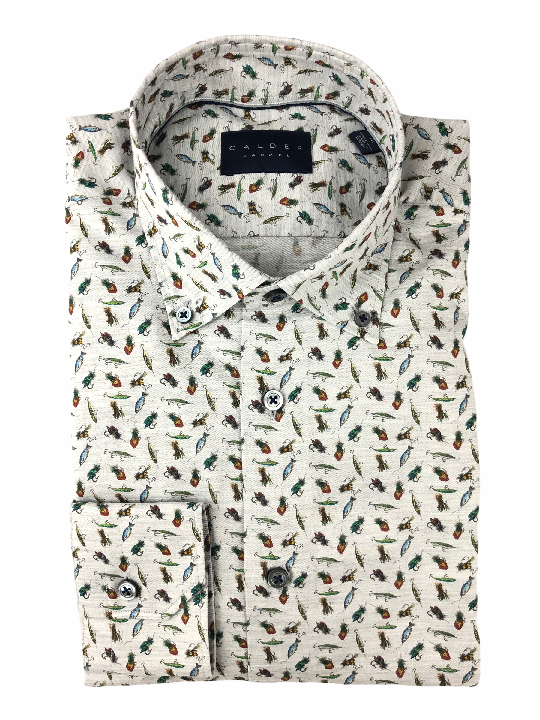 CALDER CARMEL MEN'S SHIRT - FISHING FLYS