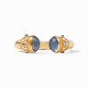 JULIE VOS SAVANNAH HINGE CUFF - IRIDESCENT SLATE BLUE