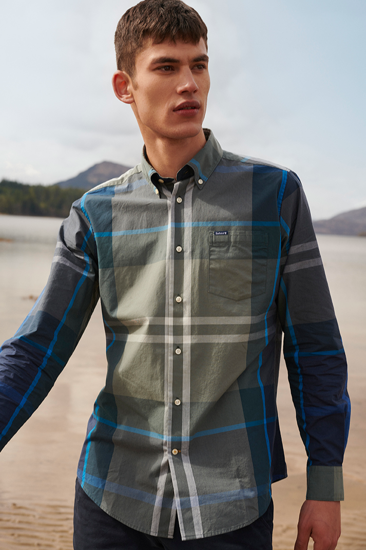 Barbour best sale plaid shirt