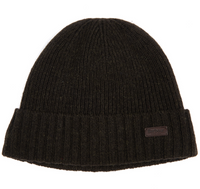 BARBOUR CARLTON BEANIE - DARK GREEN