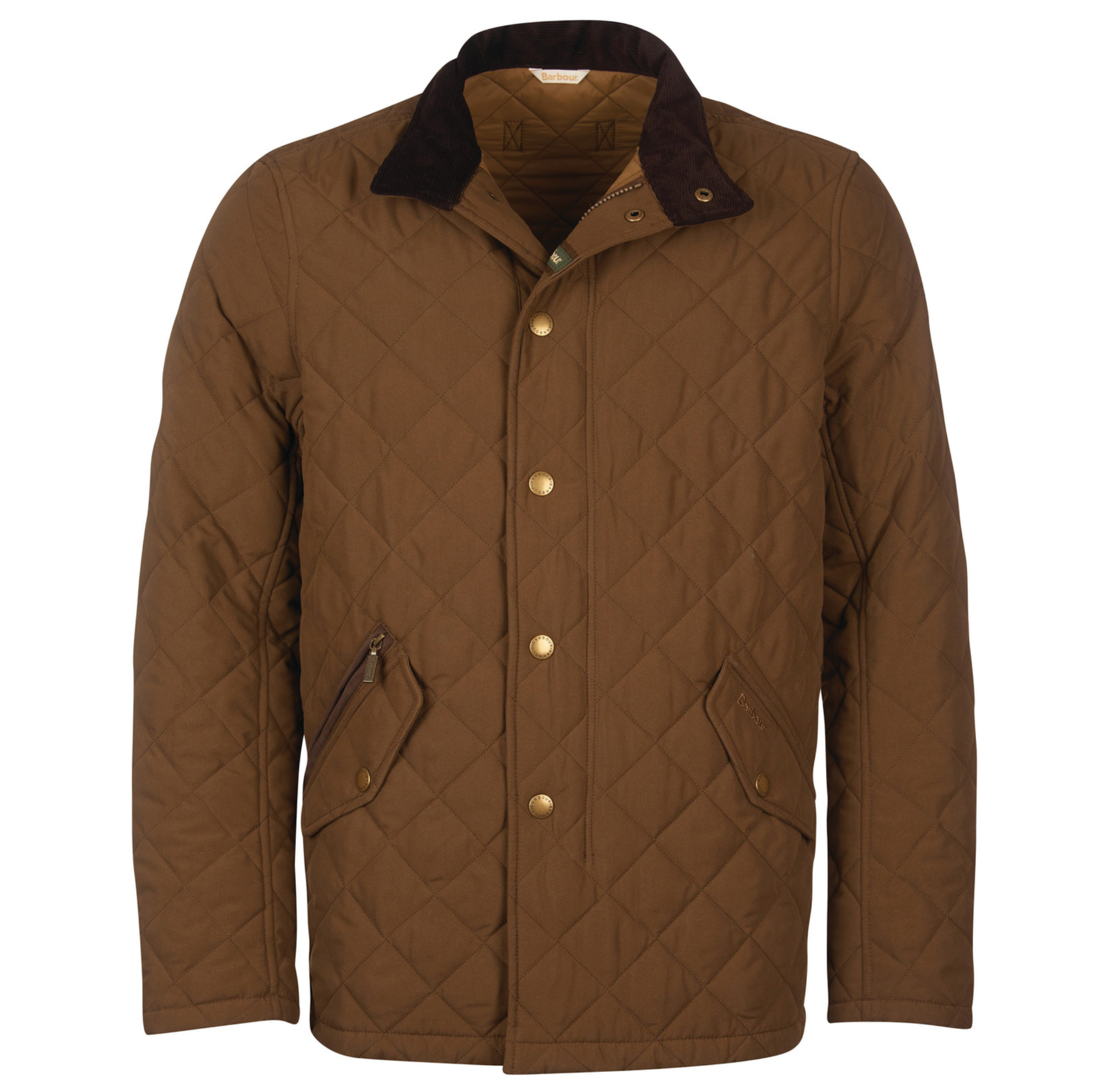 BARBOUR SHOVELER QUILTED MEN S JACKET DARK SAND