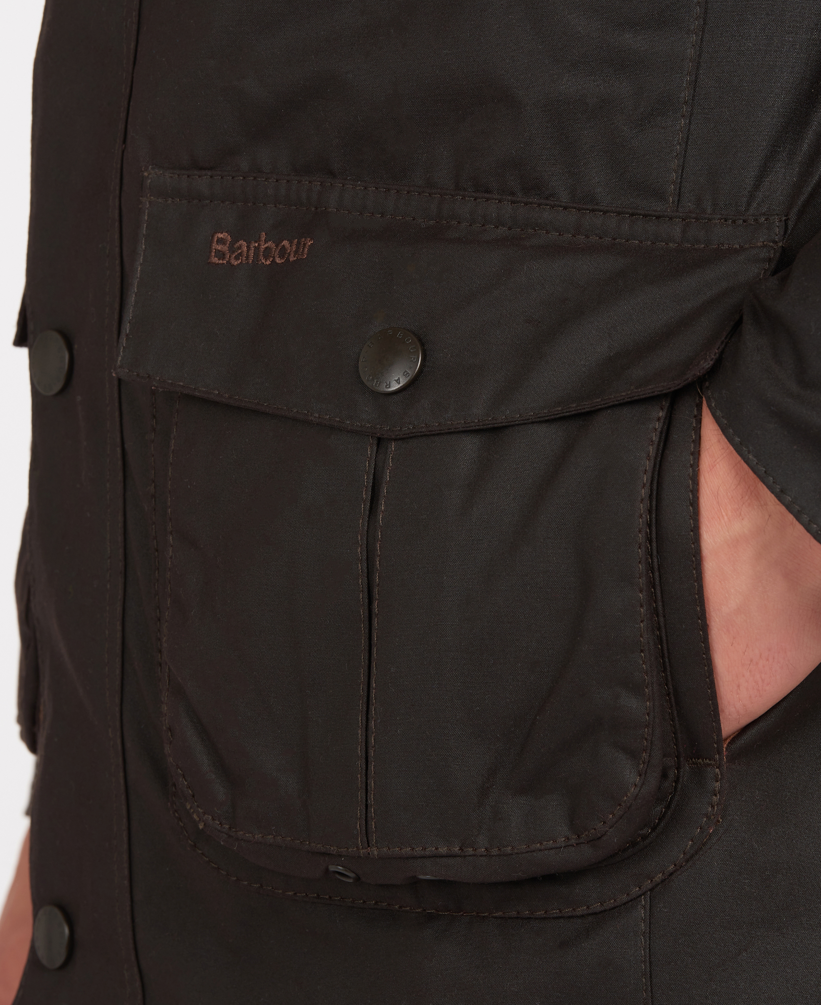 BARBOUR CORBRIDGE WAX JACKET RUSTIC Button Down SF