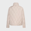 ADROIT DIAMOND QUILT JACKET - BONE