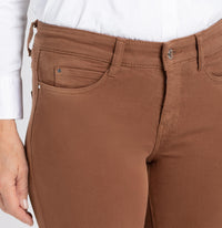 MAC WOMEN'S DREAM DENIM JEAN - BISON BROWN