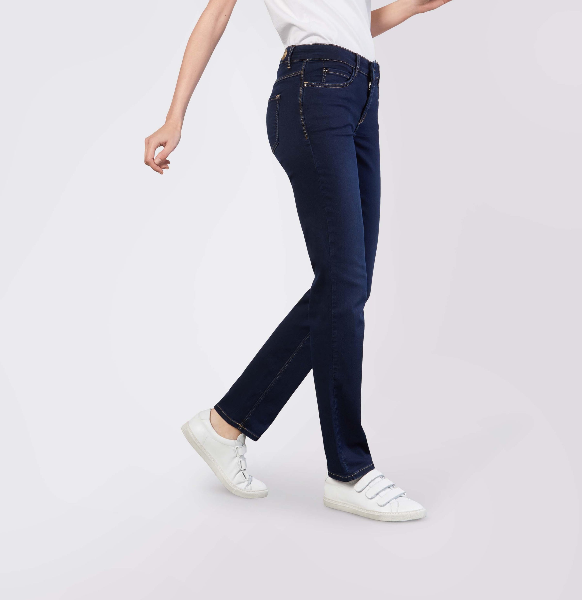 MAC WOMEN\'S DREAM DENIM JEAN - BLUE WASH – Button Down SF | Slim-Fit Jeans