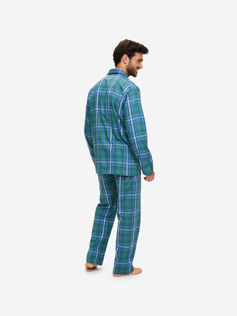 DEREK ROSE RANGA 43 MEN'S PAJAMA SET - TEAL