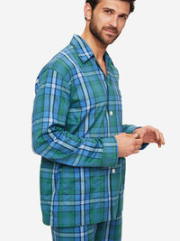 DEREK ROSE RANGA 43 MEN'S PAJAMA SET - TEAL