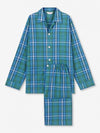 DEREK ROSE RANGA 43 MEN'S PAJAMA SET - TEAL