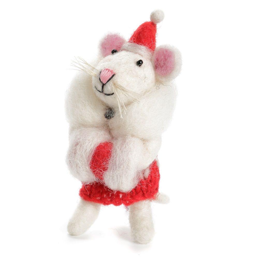 AMICA FELT MOUSE WITH MUFF