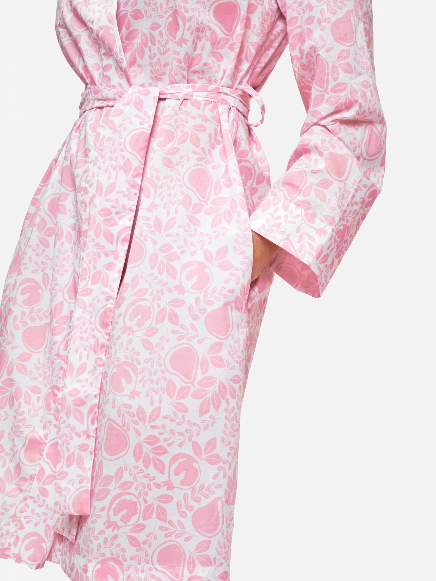 Derek Rose Nelson 89 Women's Robe - Pink M Derek Rose Nelson 89 Women's Robe - Pink M